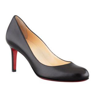 Christian Louboutin Simple Leather Red Sole Pumps